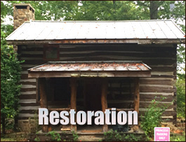 Historic Log Cabin Restoration  Hopewell, Ohio